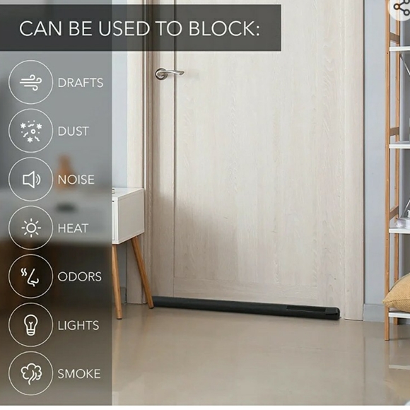 Everlasting Comfort Under Door Draft Stopper - Thicker 2" Foam Strip - Picture 9 of 10